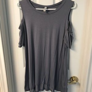 SOLD—NWOT- Never worn cold shoulder tunic